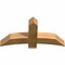 Ekena Millwork Bellingham Rough Sawn Timber Gable Bracket, Western Red Cedar, 48"W x 24"H x 6"D x 6"F, 12/12 Pitch GBW048X24X0606BEL00RWR - alternate 5
